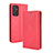 Custodia Portafoglio In Pelle Cover con Supporto BY4 per Samsung Galaxy F34 5G Rosso