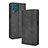 Custodia Portafoglio In Pelle Cover con Supporto BY4 per Samsung Galaxy F62 5G Nero