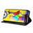 Custodia Portafoglio In Pelle Cover con Supporto BY4 per Samsung Galaxy M31
