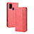 Custodia Portafoglio In Pelle Cover con Supporto BY4 per Samsung Galaxy M31 Rosso