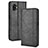 Custodia Portafoglio In Pelle Cover con Supporto BY4 per Samsung Galaxy XCover 6 Pro 5G Nero