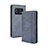 Custodia Portafoglio In Pelle Cover con Supporto BY4 per Sharp Aquos R6 Blu