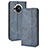 Custodia Portafoglio In Pelle Cover con Supporto BY4 per Sharp Aquos R7 Blu