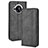 Custodia Portafoglio In Pelle Cover con Supporto BY4 per Sharp Aquos R7 Nero