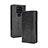 Custodia Portafoglio In Pelle Cover con Supporto BY4 per Sharp Aquos Sense4 Plus Nero