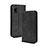 Custodia Portafoglio In Pelle Cover con Supporto BY4 per Sharp Aquos wish Nero