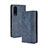 Custodia Portafoglio In Pelle Cover con Supporto BY4 per Sharp Aquos Zero5G basic Blu