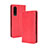 Custodia Portafoglio In Pelle Cover con Supporto BY4 per Sharp Aquos Zero5G basic Rosso