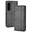 Custodia Portafoglio In Pelle Cover con Supporto BY4 per Sony Xperia 1 IV SO-51C