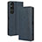 Custodia Portafoglio In Pelle Cover con Supporto BY4 per Sony Xperia 1 V