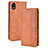 Custodia Portafoglio In Pelle Cover con Supporto BY4 per Sony Xperia Ace III SO-53C