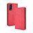 Custodia Portafoglio In Pelle Cover con Supporto BY4 per Vivo iQOO Z3 5G Rosso