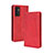 Custodia Portafoglio In Pelle Cover con Supporto BY4 per Vivo V23e 5G Rosso