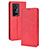Custodia Portafoglio In Pelle Cover con Supporto BY4 per Vivo X70 Pro+ Plus 5G Rosso