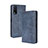 Custodia Portafoglio In Pelle Cover con Supporto BY4 per Vivo Y20s G Blu