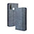 Custodia Portafoglio In Pelle Cover con Supporto BY4 per Vivo Y5s Blu