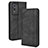 Custodia Portafoglio In Pelle Cover con Supporto BY4 per Vivo Y76s 5G Nero