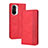 Custodia Portafoglio In Pelle Cover con Supporto BY4 per Xiaomi Mi 11i 5G Rosso