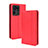 Custodia Portafoglio In Pelle Cover con Supporto BY4 per Xiaomi Mi Mix 4 5G Rosso