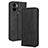 Custodia Portafoglio In Pelle Cover con Supporto BY4 per Xiaomi Redmi A1 Plus Nero