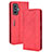 Custodia Portafoglio In Pelle Cover con Supporto BY4 per Xiaomi Redmi K50 Gaming AMG F1 5G Rosso