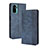 Custodia Portafoglio In Pelle Cover con Supporto BY4 per Xiaomi Redmi Note 10 4G Blu