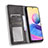 Custodia Portafoglio In Pelle Cover con Supporto BY4 per Xiaomi Redmi Note 10 5G