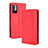 Custodia Portafoglio In Pelle Cover con Supporto BY4 per Xiaomi Redmi Note 10 5G Rosso