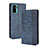 Custodia Portafoglio In Pelle Cover con Supporto BY4 per Xiaomi Redmi Note 10S 4G Blu