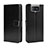 Custodia Portafoglio In Pelle Cover con Supporto BY5 per Asus ZenFone 8 Flip ZS672KS Nero