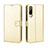 Custodia Portafoglio In Pelle Cover con Supporto BY5 per HTC Desire 22 Pro 5G Oro