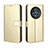 Custodia Portafoglio In Pelle Cover con Supporto BY5 per Huawei Honor Magic5 5G Oro