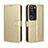 Custodia Portafoglio In Pelle Cover con Supporto BY5 per Huawei P60 Pro