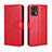 Custodia Portafoglio In Pelle Cover con Supporto BY5 per Motorola Moto Edge 30 Lite 5G Rosso