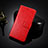 Custodia Portafoglio In Pelle Cover con Supporto BY5 per Nokia C10 Rosso