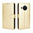 Custodia Portafoglio In Pelle Cover con Supporto BY5 per Nokia X100 5G Oro