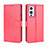 Custodia Portafoglio In Pelle Cover con Supporto BY5 per OnePlus 9 5G Rosso