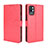 Custodia Portafoglio In Pelle Cover con Supporto BY5 per OnePlus 9R 5G Rosso