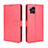 Custodia Portafoglio In Pelle Cover con Supporto BY5 per Oppo Find X3 Pro 5G Rosso