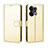 Custodia Portafoglio In Pelle Cover con Supporto BY5 per Oppo Reno9 5G Oro