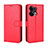 Custodia Portafoglio In Pelle Cover con Supporto BY5 per Oppo Reno9 5G Rosso