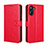 Custodia Portafoglio In Pelle Cover con Supporto BY5 per Realme 10 Pro 5G Rosso