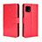 Custodia Portafoglio In Pelle Cover con Supporto BY5 per Sharp Aquos Sense5G Rosso