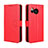 Custodia Portafoglio In Pelle Cover con Supporto BY5 per Sharp Aquos Sense8 Rosso