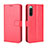 Custodia Portafoglio In Pelle Cover con Supporto BY5 per Sony Xperia 10 IV SOG07 Rosso