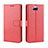 Custodia Portafoglio In Pelle Cover con Supporto BY5 per Sony Xperia 10 Plus Rosso