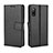 Custodia Portafoglio In Pelle Cover con Supporto BY5 per Sony Xperia Ace II Nero