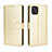 Custodia Portafoglio In Pelle Cover con Supporto BY5 per Vivo iQOO U3x 5G Oro