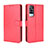 Custodia Portafoglio In Pelle Cover con Supporto BY5 per Vivo Y53s 4G Rosso