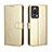 Custodia Portafoglio In Pelle Cover con Supporto BY5 per Xiaomi Mi 12 Lite NE 5G Oro